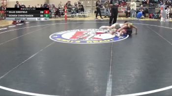 75 lbs Champ. Round 1 - Rowen Christensen, Summit Wrestling Academy vs Silas Sinkfield, Super D Wrestling