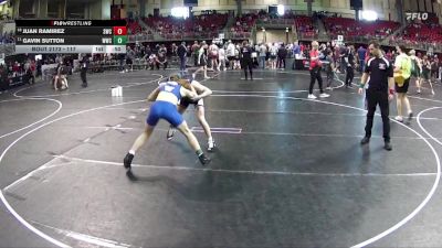 117 lbs Cons. Round 4 - Juan Ramirez, Scottsbluff Wrestling Club vs Gavin Sutton, Wahoo Wrestling Club