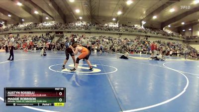 135 lbs Champ. Round 2 - Maggie Robinson, Nevada Tiger Pit Wrestling Club-AAA vs Austyn Rosselli, Owensville Kids Wrestling Club-AAA