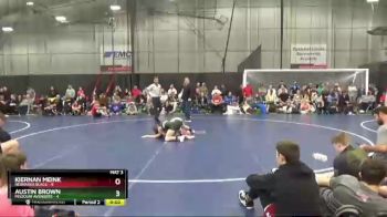95 lbs Semis & 1st Wrestleback (8 Team) - Kiernan Meink, Nebraska Black vs Austin Brown, Missouri Avengers