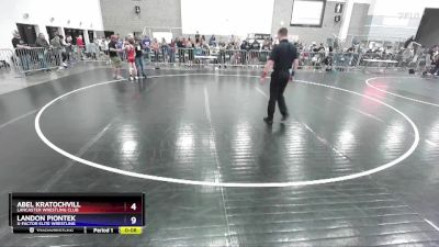 82 lbs Champ. Round 1 - Abel Kratochvill, Lancaster Wrestling Club vs Landon Piontek, X-Factor Elite Wrestling