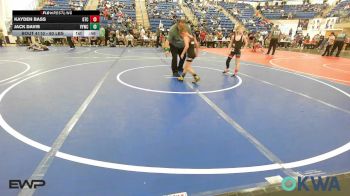 60 lbs Final - Kayden Bass, Grove Takedown Club vs Jack Davis, Verdigris Youth Wrestling