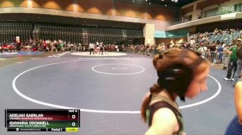 58-62 lbs Round 4 - Adeliah Gaerlan, Thunder Mountain Wrestling Clu vs Giavanna ODonnell, Greenwave Youth Wrestling