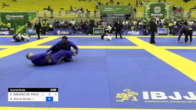 EDUARDO BIBIANO DE ARAÚJO vs ALEX ÁVILA SILVA 2024 Brasileiro Jiu-Jitsu IBJJF