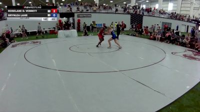 120 lbs Roselane D. Verrett, Minnesota vs Brynlea Lahr, Missouri