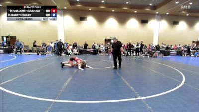 110 lbs Cons. Semis - Brooklynn Fitzgerald, New York vs Elizabeth Bailey, New York