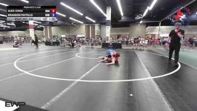 132 lbs Consi Of 4 - Alex Choo, Gracie Barra Westchase Wrestling Club vs Brandon Pattillo, Boneyard Wrestling Academy