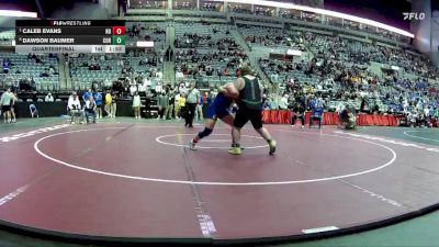 285 lbs Quarterfinal - Caleb Evans, Homestead vs Dawson Baumer, Concord