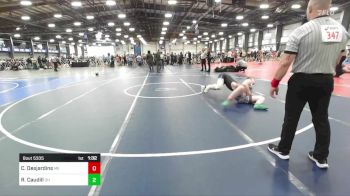 195 lbs Round Of 64 - Carter Desjardins, ME vs Rayden Caudill, OH