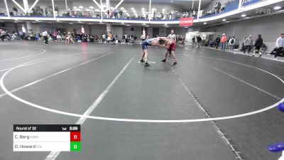 165 lbs Round Of 32 - Cael Berg, Harvard vs Oliver Howard, Columbia