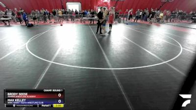 145 lbs Champ. Round 1 - Brody Seese, Askren Wrestling Academy vs Max Kelley, Iowa-Grant Youth Wrestling Club