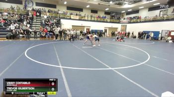 144 lbs Quarterfinal - Vinny Costabilo, River Falls vs Trevor Gilbertson, Clear Lake