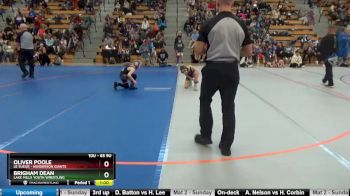 65 9U Cons. Round 3 - Oliver Poole, Le Sueur - Henderson Giants vs Brigham Dean, Lake Mills Youth Wrestling