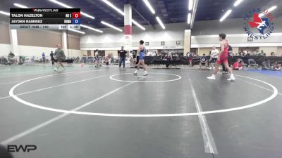 140 lbs Consolation - Talon Hazelton, NB Elite Wrestling Club vs Jayden Ramirez, Dumas Wrestling