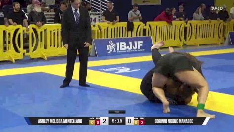 Corinne Nicole Manasse vs Ashley Melissa Montellano 2025 Pan IBJJF Jiu-Jitsu No-Gi Championship