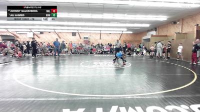 78 lbs Round Of 16 - Johnny Salvaterra, Dallas vs Ali Ahmed, Honeoye Falls