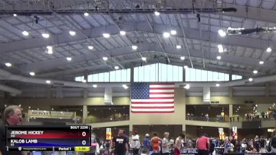 113 lbs Cons. Round 2 - Jerome Hickey, MO vs Kalob Lamb, KS