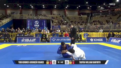 Tadiyah William Danforth vs Yuri Hendrex Assunção Soares 2025 Pan Jiu Jitsu IBJJF Championship