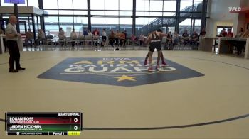 J-16 lbs Quarterfinal - Logan Ross, Solon Wrestling Club vs Jaiden Hickman, Big Game Wrestling Club