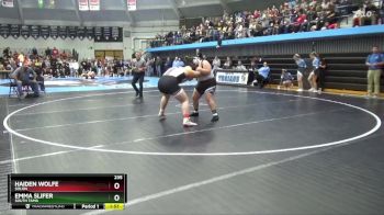 235 lbs Semifinal - Emma Slifer, South Tama vs Haiden Wolfe, Solon