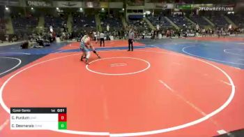 195 lbs Consolation - Corbin Purdum, Chatfield Wrestling Club vs Charlie Desmarais, Team Montana