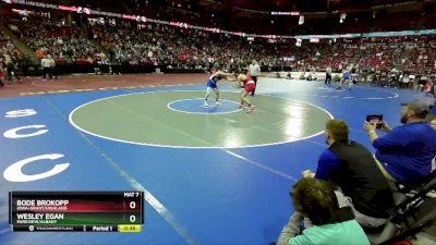 D3-215 lbs Cons. Semi - Bode Brokopp, Iowa-Grant/Highland vs Wesley Egan, Parkview/Albany