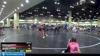 100 lbs Round 4 (10 Team) - Genesis Ramirez, MXW Purple vs Emma Bauknight, Suncoast Gems