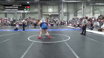 235 lbs Cons. Round 2 - Ryan Bretthauer, The Farm vs Adriana Winters, Norton Wrestling Club