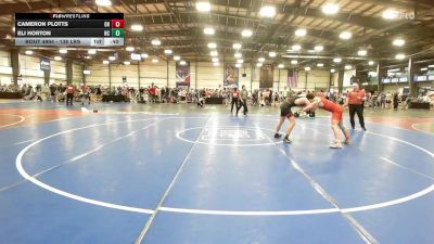 138 lbs Consi Of 16 #2 - Cameron Plotts, OH vs Eli Horton, NC