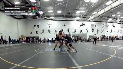 285 Freshman/Soph Cons. Round 3 - Angel Snell-Guerrero, Slippery Rock vs Brandon Thomas, Henry Ford College