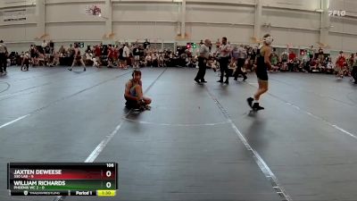 106 lbs Round 5 (6 Team) - Jaxten Deweese, 330 Lab vs William Richards, Phoenix WC 2