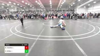 120 lbs Consi Of 32 #1 - Blaise Verdino, NJ vs Dominick Witko, NY