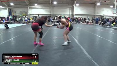 170 lbs Cons. Round 2 - Izabella Serrano, Lutheran West vs Morgan Miller, Big Walnut