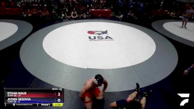 215 lbs Round 4 (16 Team) - Ethan Naus, KCWA-GR vs Ayden Segovia, TCWA-GR