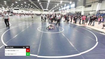 65 lbs Semifinal - Christian Hernandez, Chagolla Trained WC vs Brennen Garrobo, Desert Dogs WC