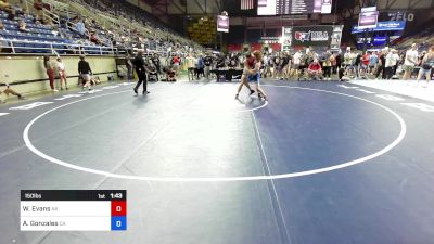 150 lbs Cons 64 #2 - Wallace Evans, AK vs Ayden Gonzales, CA