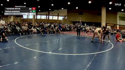 215 lbs Champ. Round 2 - Houston Rettig, Blackman Wrestling Club vs Jordan Sherrod, Vancleave HS