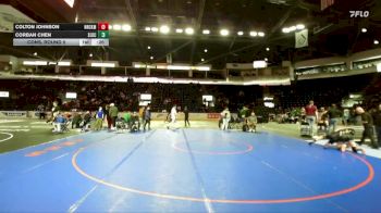 165 lbs Cons. Round 5 - Corban Chen, Southlake Carroll vs Colton Johnson, North Creek