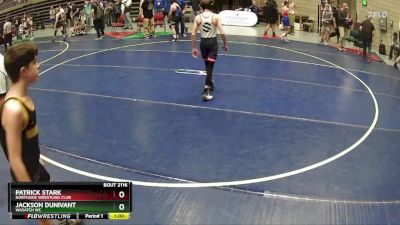 105 lbs Cons. Round 3 - Patrick Stark, Northside Wrestling Club vs Jackson Dunivant, Wasatch WC