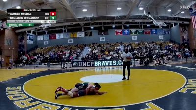 141 lbs Quarterfinal - Jameer McCrae, Emmanuel vs Benjamin Hernandez, Mount Olive