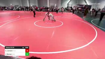 132 lbs Consi Of 16 #1 - Akbar Zamani, Thunder WC vs Ivan Roman, Rebel WC