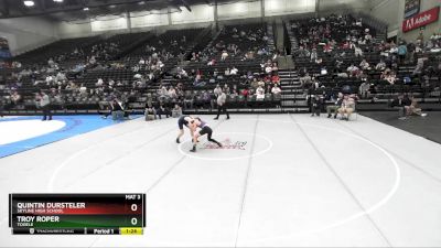 123 lbs Cons. Round 2 - Quintin Dursteler, Skyline High School vs Troy Roper, Tooele