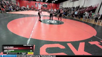 126 lbs Cons. Round 4 - Luis Flores, Hoffman Estates (CONANT) vs Jake Shafer, LIBERTYVILLE