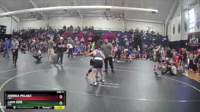 115 lbs Cons. Semi - Annika Pelaez, C2X vs Liam Seib, C2X