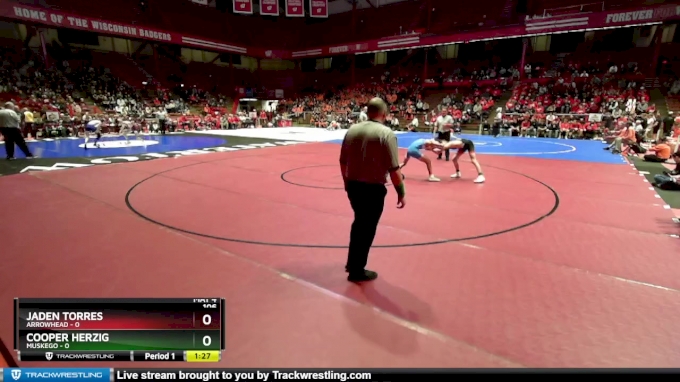 106 lbs D1 - Quarter-finals (fri 5:30 P.m.) - Jaden Torres, Arrowhead ...