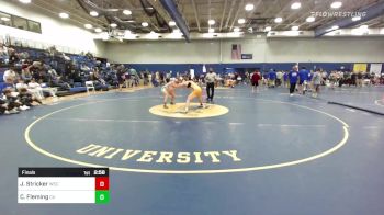 174 lbs Final - Jared Stricker, Wisconsin-Eau Claire vs Cooper Fleming, Castleton
