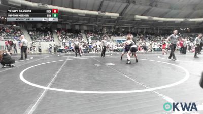 130 lbs Round Of 16 - Trinity Brasher, Buck Pride Wrestling vs Kipton Keener, Team Nomad