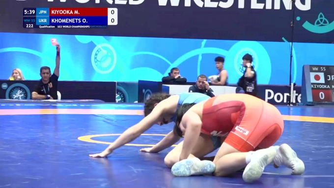 55 kg Qualif. Moe Kiyooka, Japan vs Oleksandra Ukraine