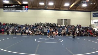 240 lbs Round 1 - Janelle Mattos, Ottawa University vs Fernanda Canedo, Westcliff