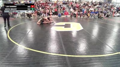 144 lbs Quarterfinal - Azuya Gracey, Poudre vs Leo Ramirez, Windsor